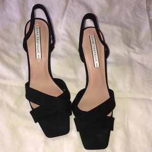 SHOES/BOOTS▫️ Zara black suede sandals